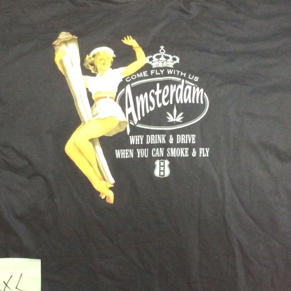Comedy 420 Amsterdam tshirt - Picture 1 of 2